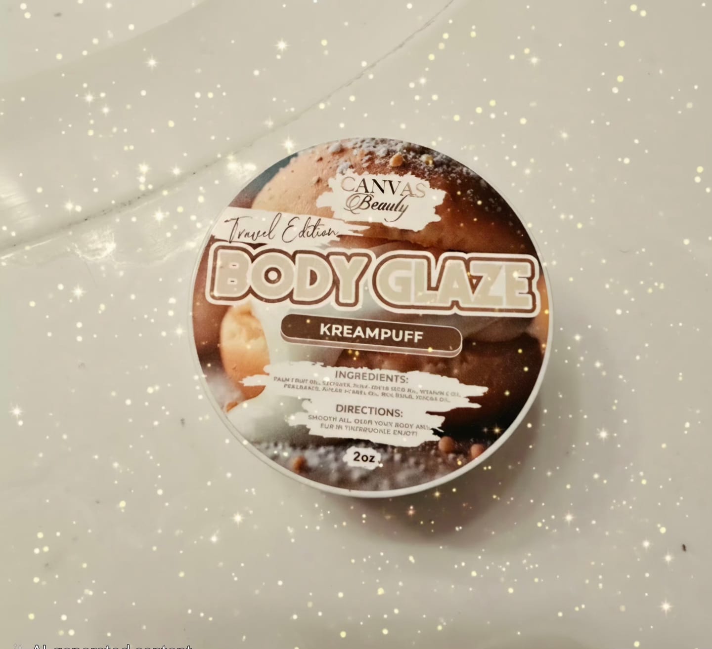 Customer photo review of (NEW) TRAVEL GLAZE: KREAMPUFF
