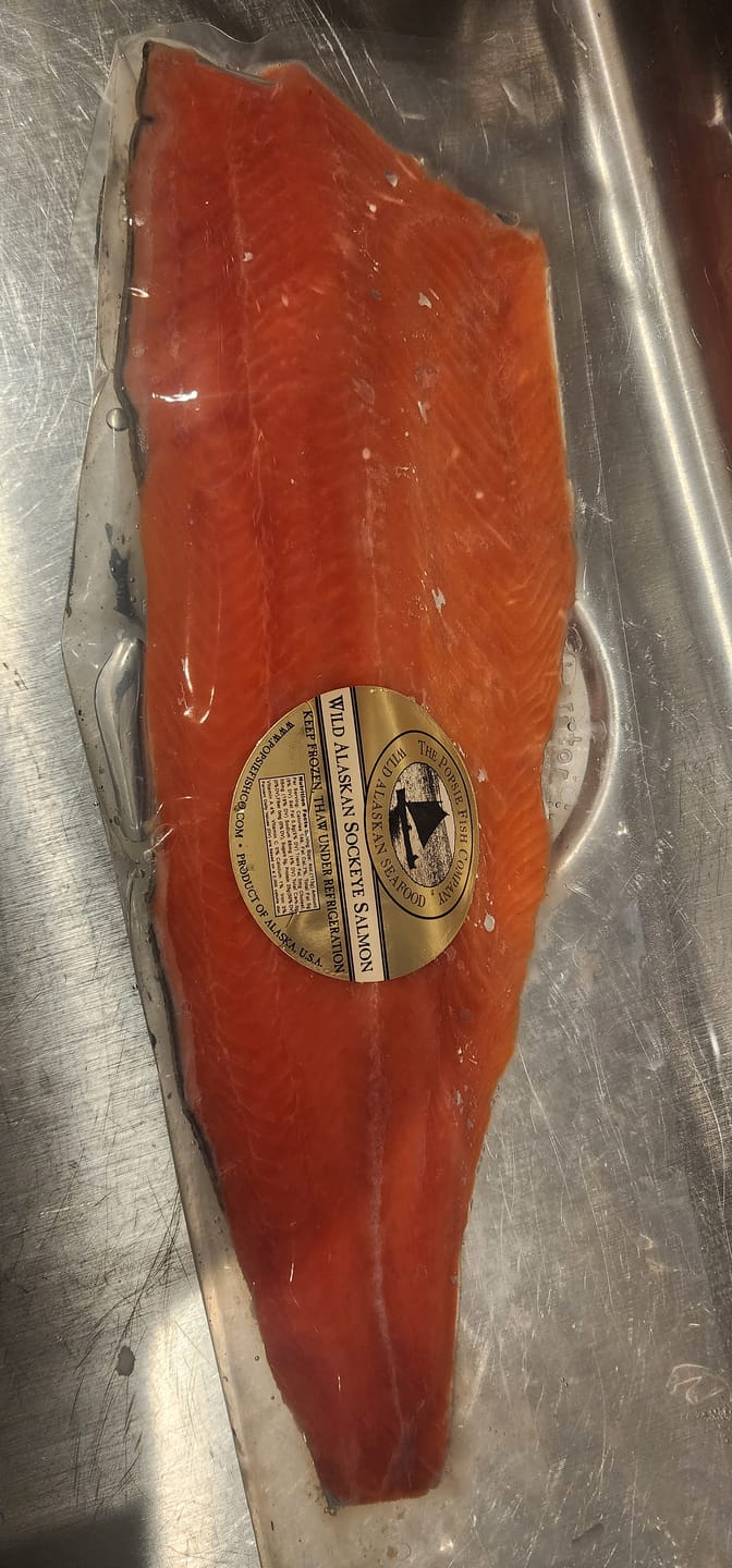 Customer photo review of Wild Caught Alaskan Sockeye Salmon