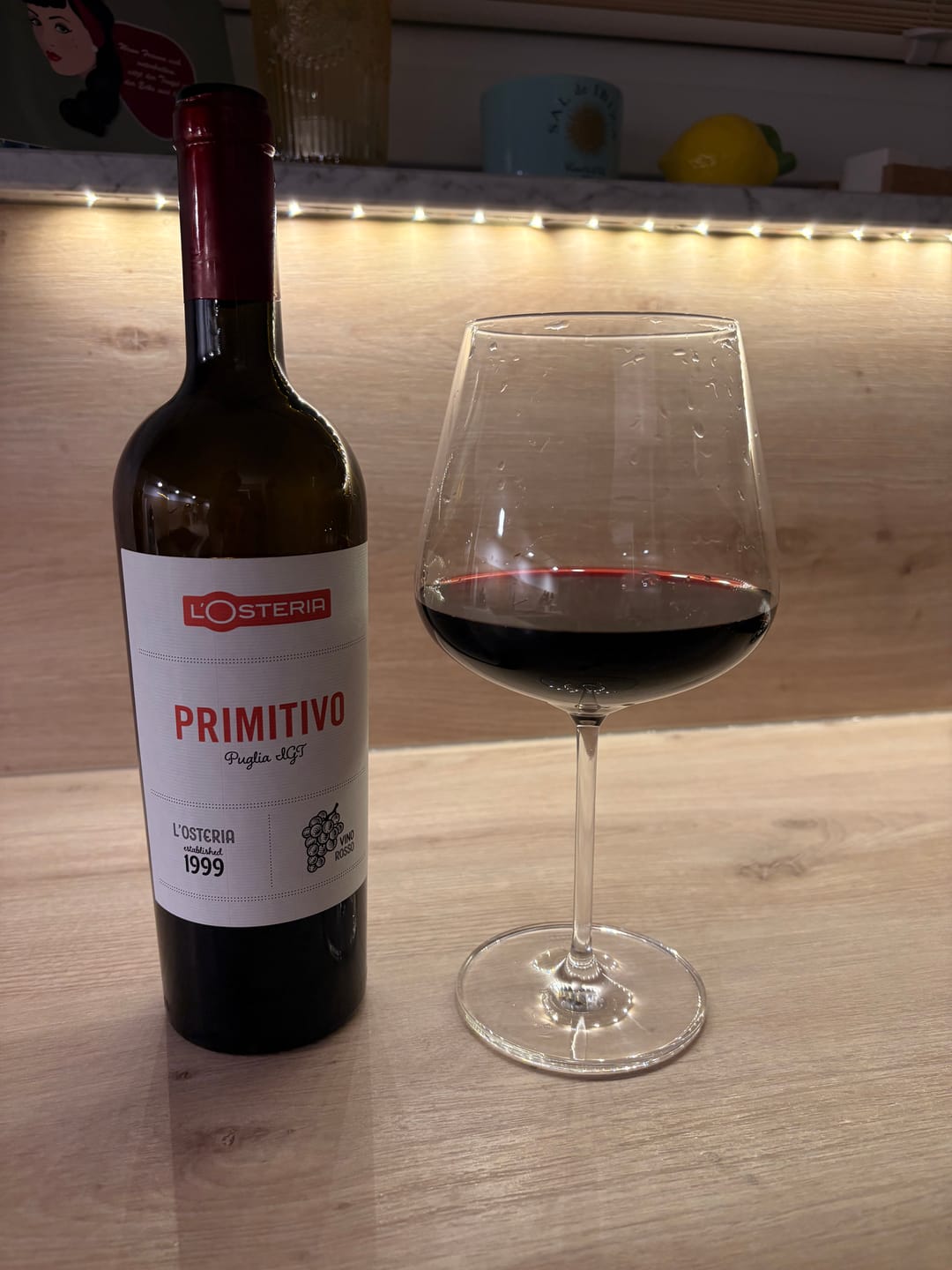 Customer photo review of L'Osteria Primitivo Puglia, 6 Fl. | alc. 13%
