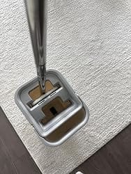 Customer photo review of Flat Mop and Bucket Set with Wringer — Dual Chamber Dry & Wet Separation, 3 Washable Microfiber Pads, Stainless Steel Handle