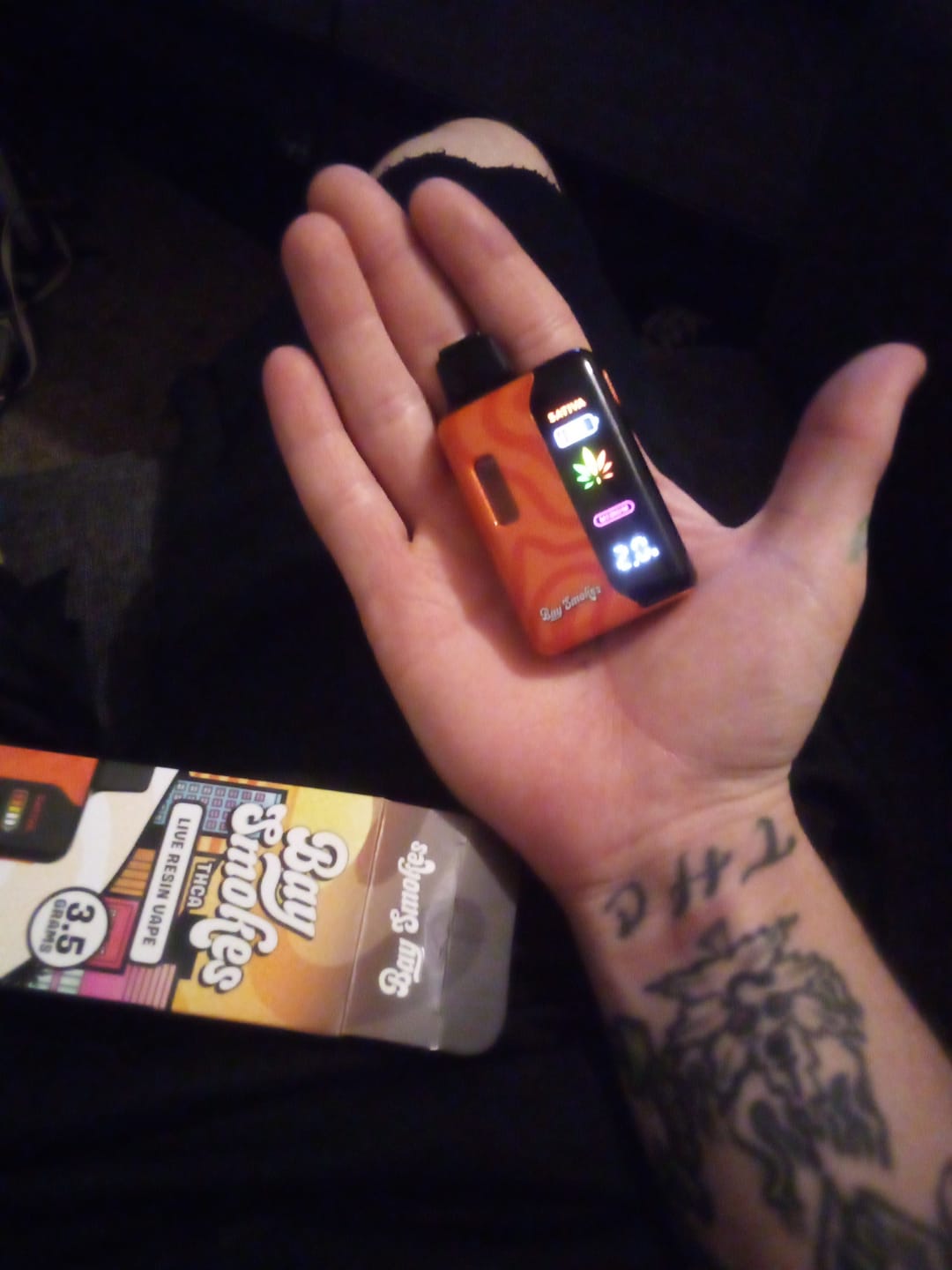 Customer photo review of Live Resin Vape (+THCp+Delta8) - Pineapple Express