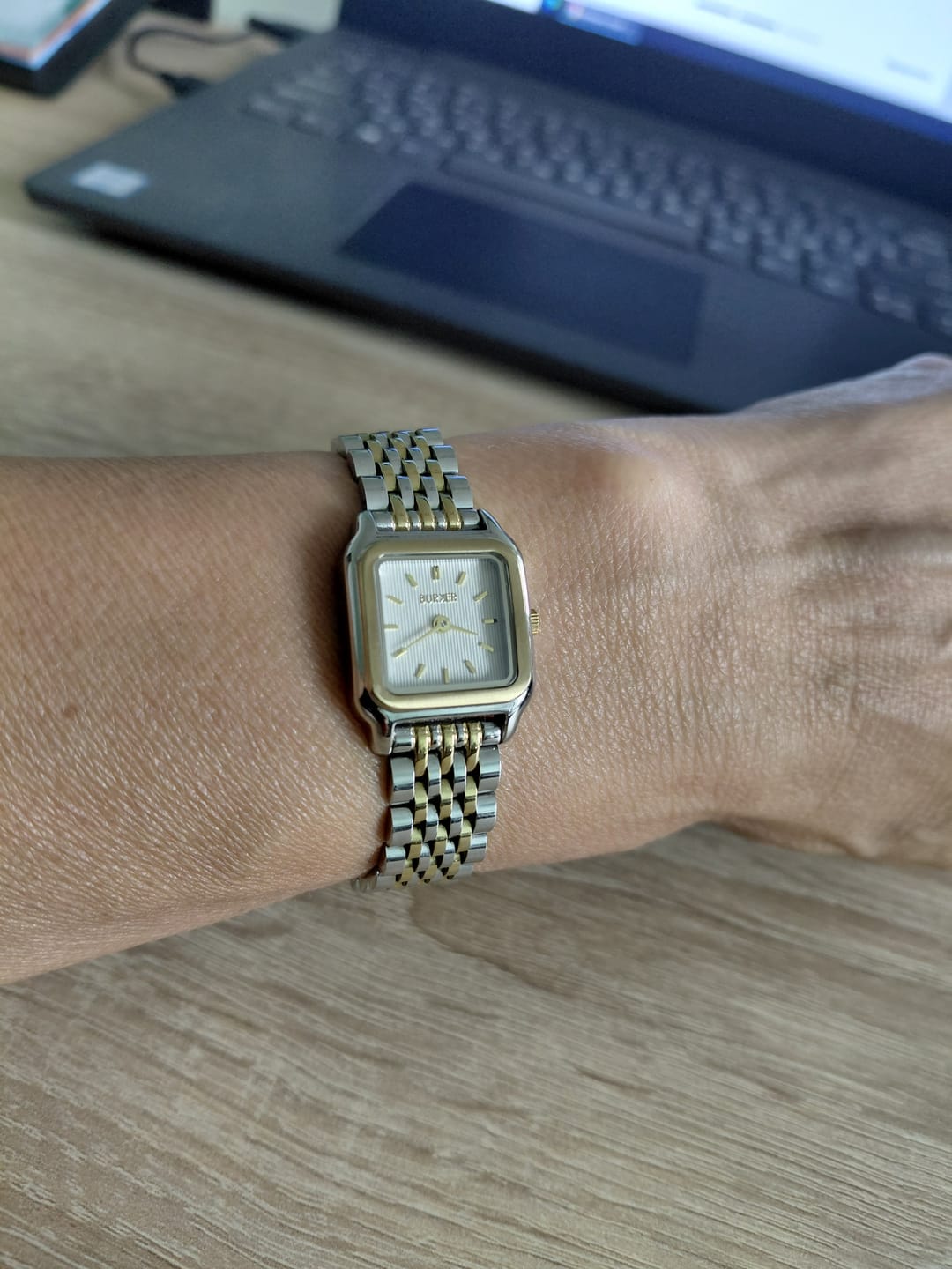 Customer photo review of Macy Petite Gold Silver
