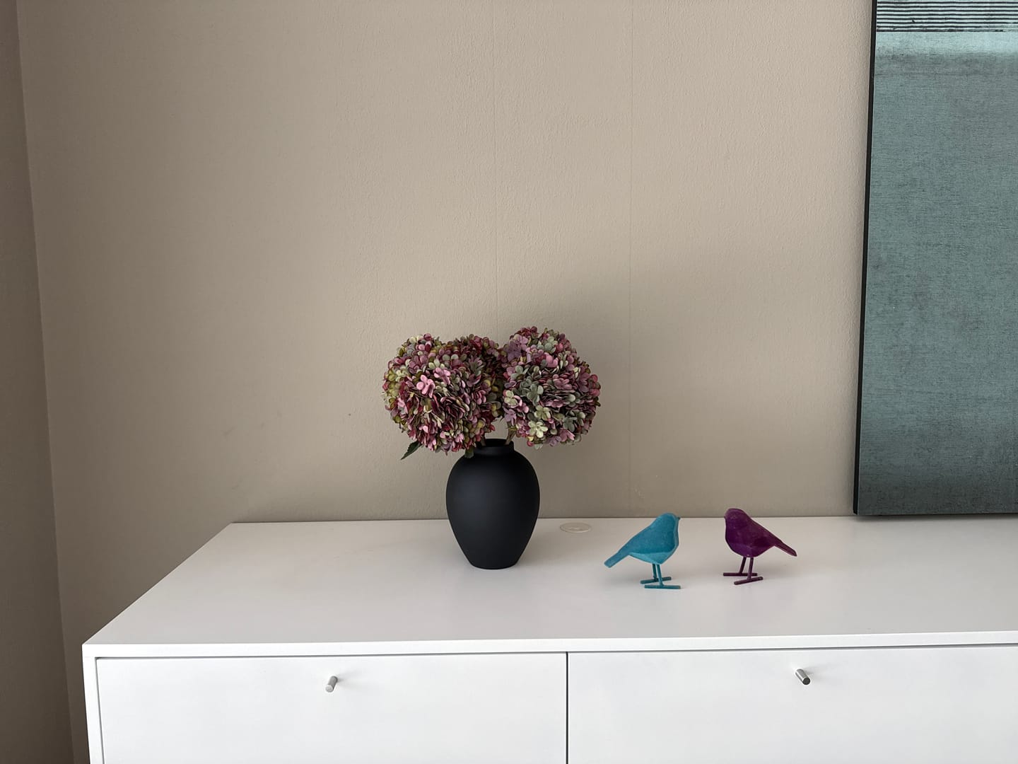 Customer photo review of Grote Zijden Hortensia - Paars