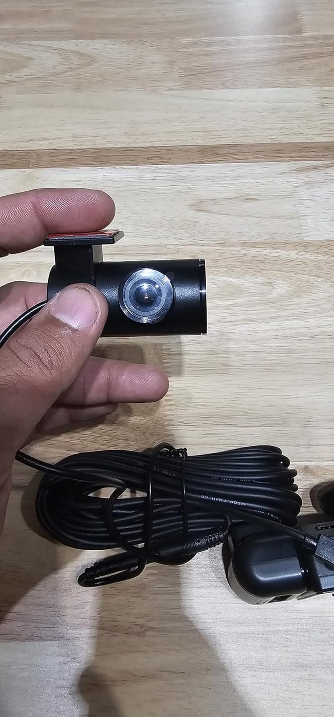 Customer photo review of BOLTHUT™ 4-Channel Dash Cam — 360° Front, Rear & Cabin, Night Vision