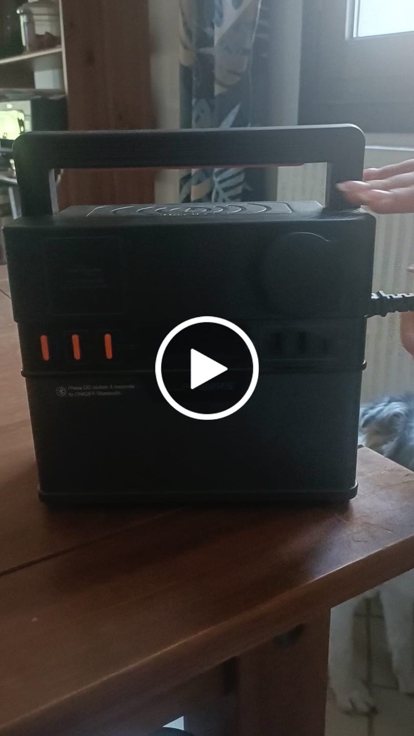 Customer video review of ALLPOWERS S300 Plus Station électrique portable 300W 288Wh