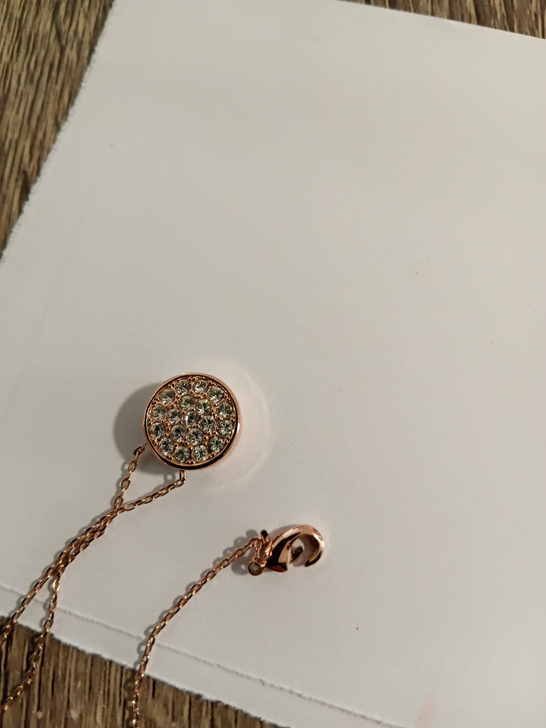 Customer photo review of Krystal Couture Pave Pendant Necklace Embellished with SWAROVSKI® Crystals