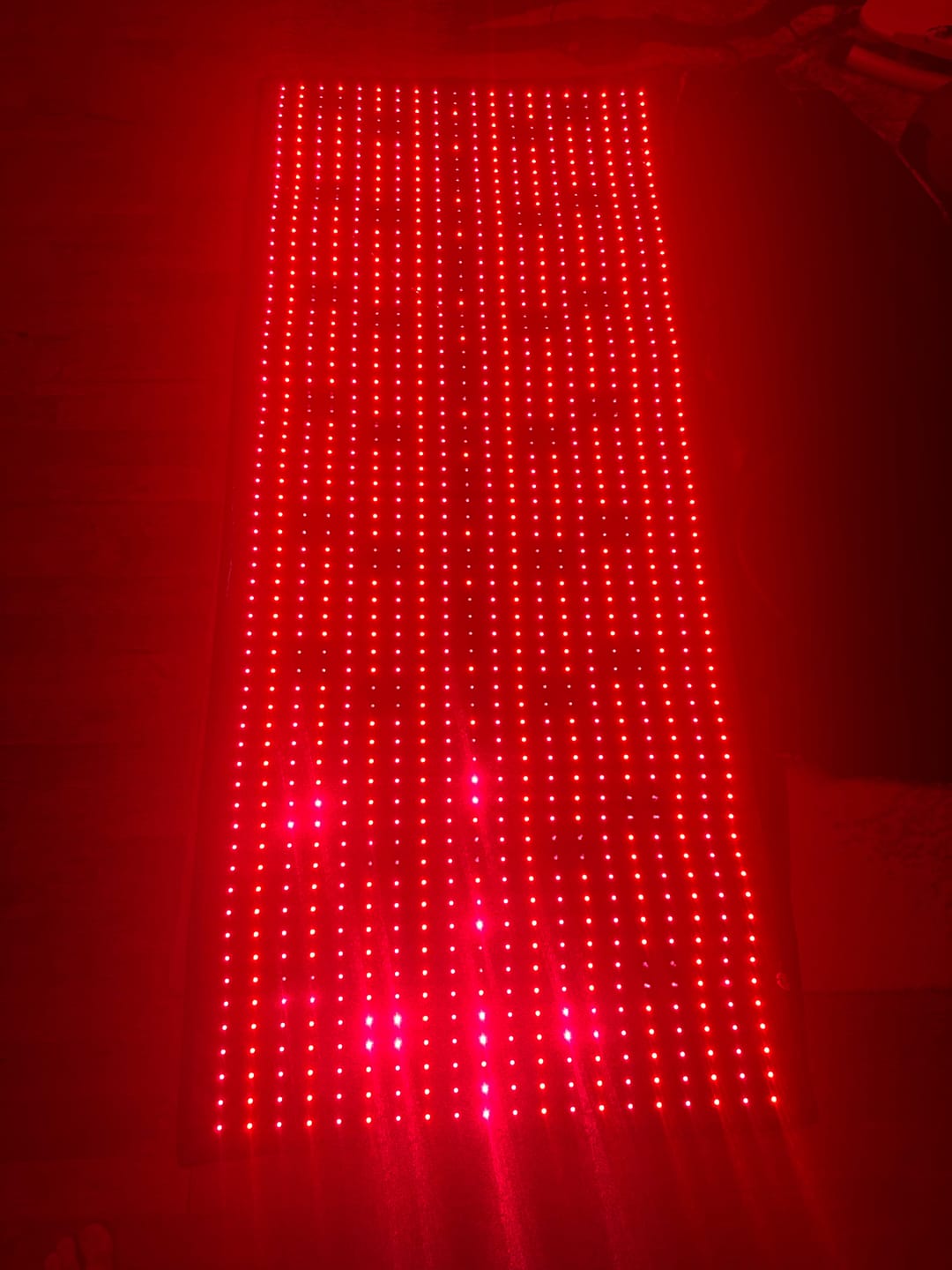 Customer photo review of Red Light Therapy Mat With 1064nm Laser