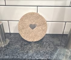 Customer photo review of Plant-Based Round Heart Dish Sponge | A Better Alternative to Conventional Sponges