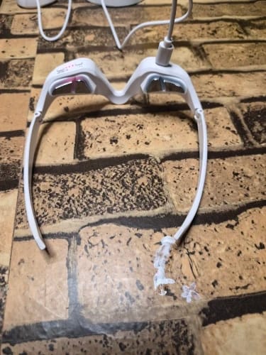 Customer photo review of Puffy Eye Massager Glasses