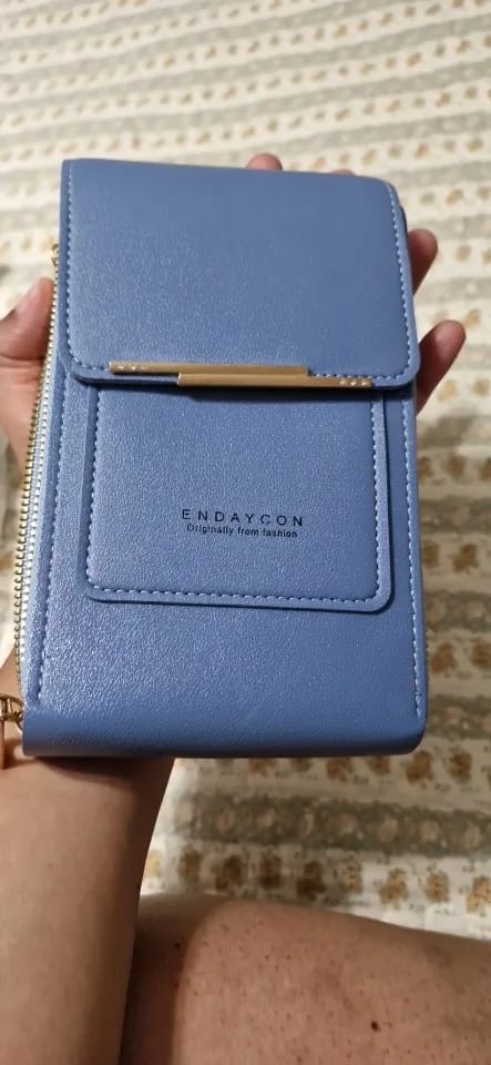 Customer photo review of SecureTouch Crossbody Shoulder Bag
