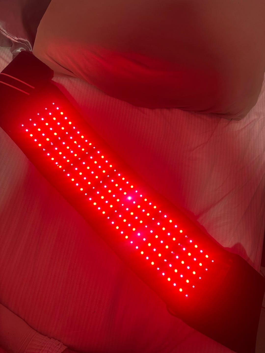 Customer photo review of Red Light Therapy Belt With 1064nm Laser