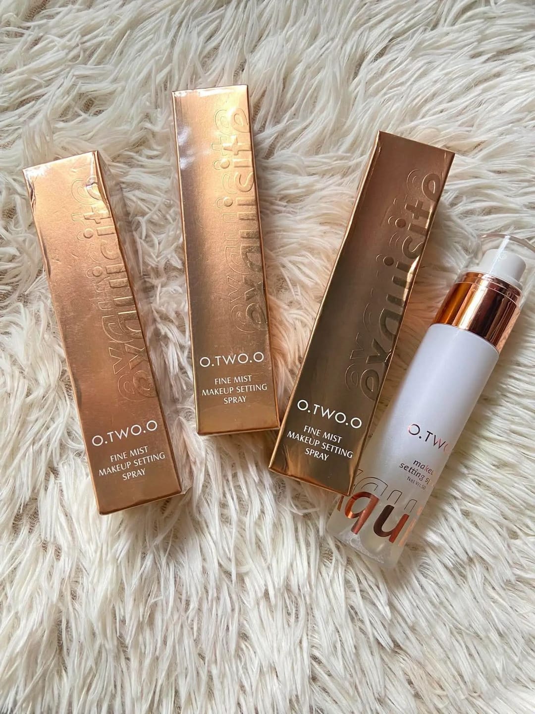 Customer photo review of O.TWO.O EXQUISIT SETTING SPRAY
