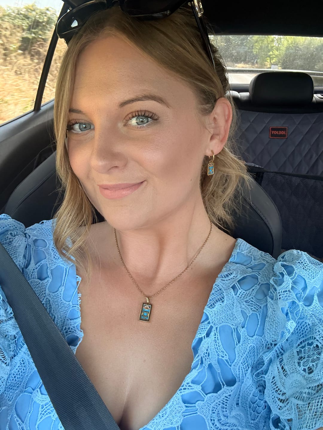 Customer photo review of The Empress - Tarot Card Necklace