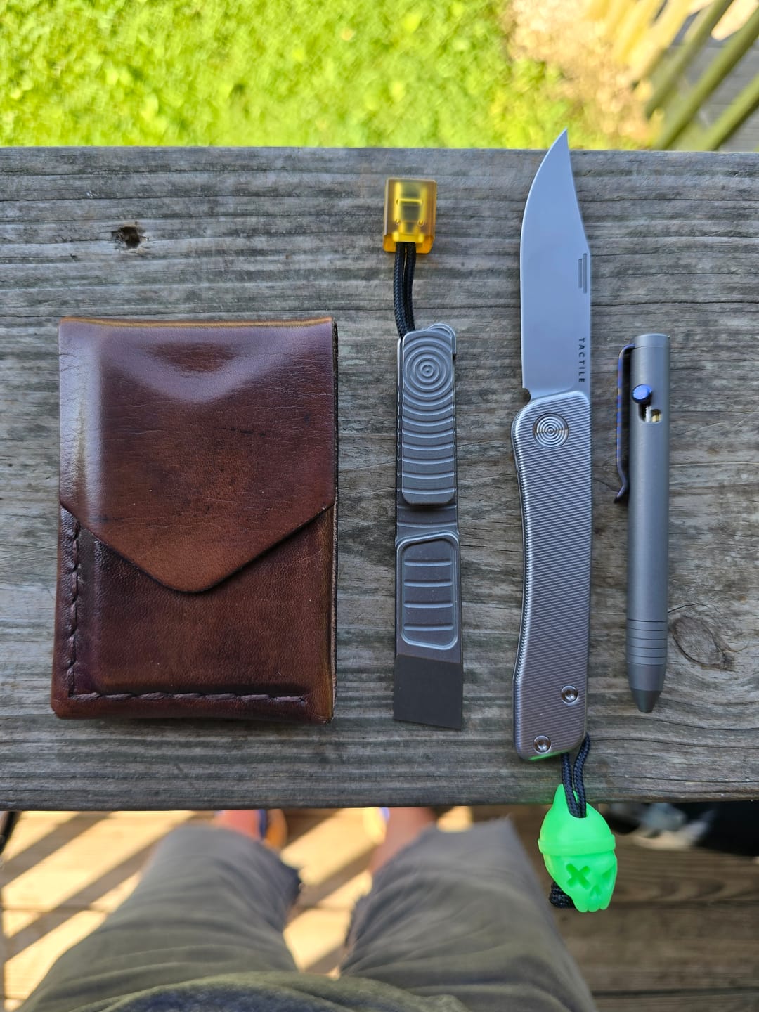 Customer photo review of Tactile Knife Co. Titanium Bexar Slipjoint