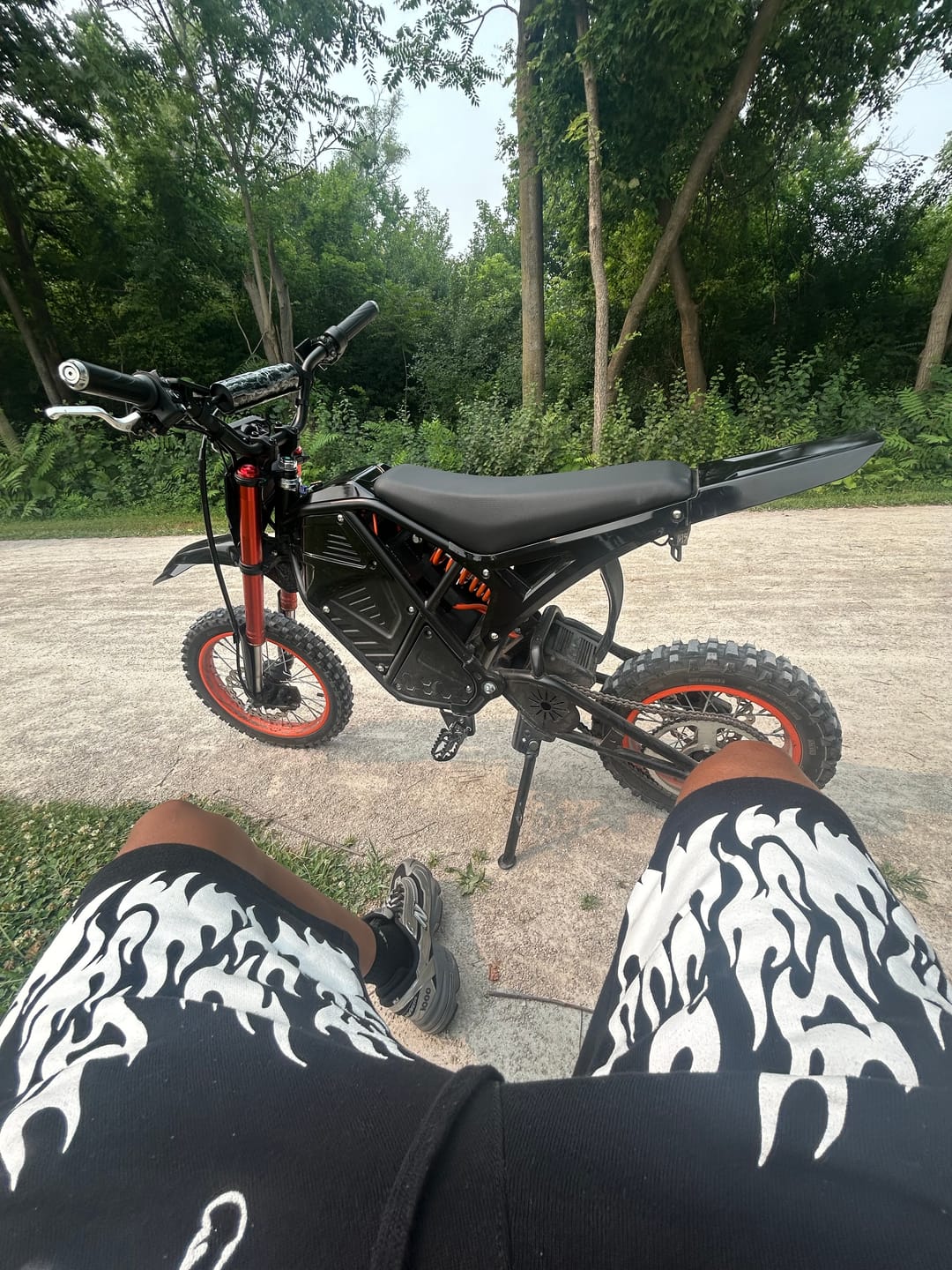 Customer photo review of Eskute® NOVA Mini Electric Dirt Bike For Teens & Adults