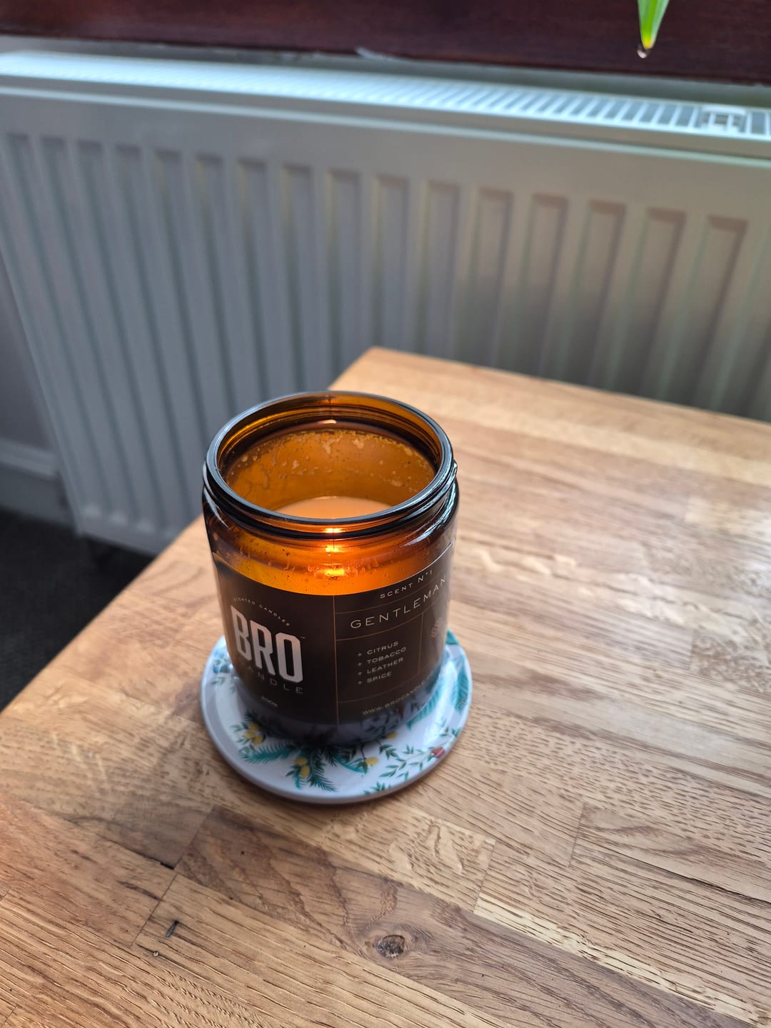 Customer photo review of The Gentleman Candle