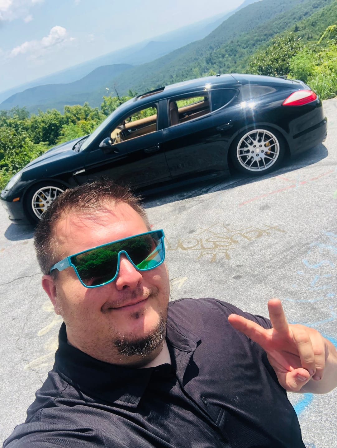 Customer photo review of 80Eighty® Polarized Bay Sunglasses