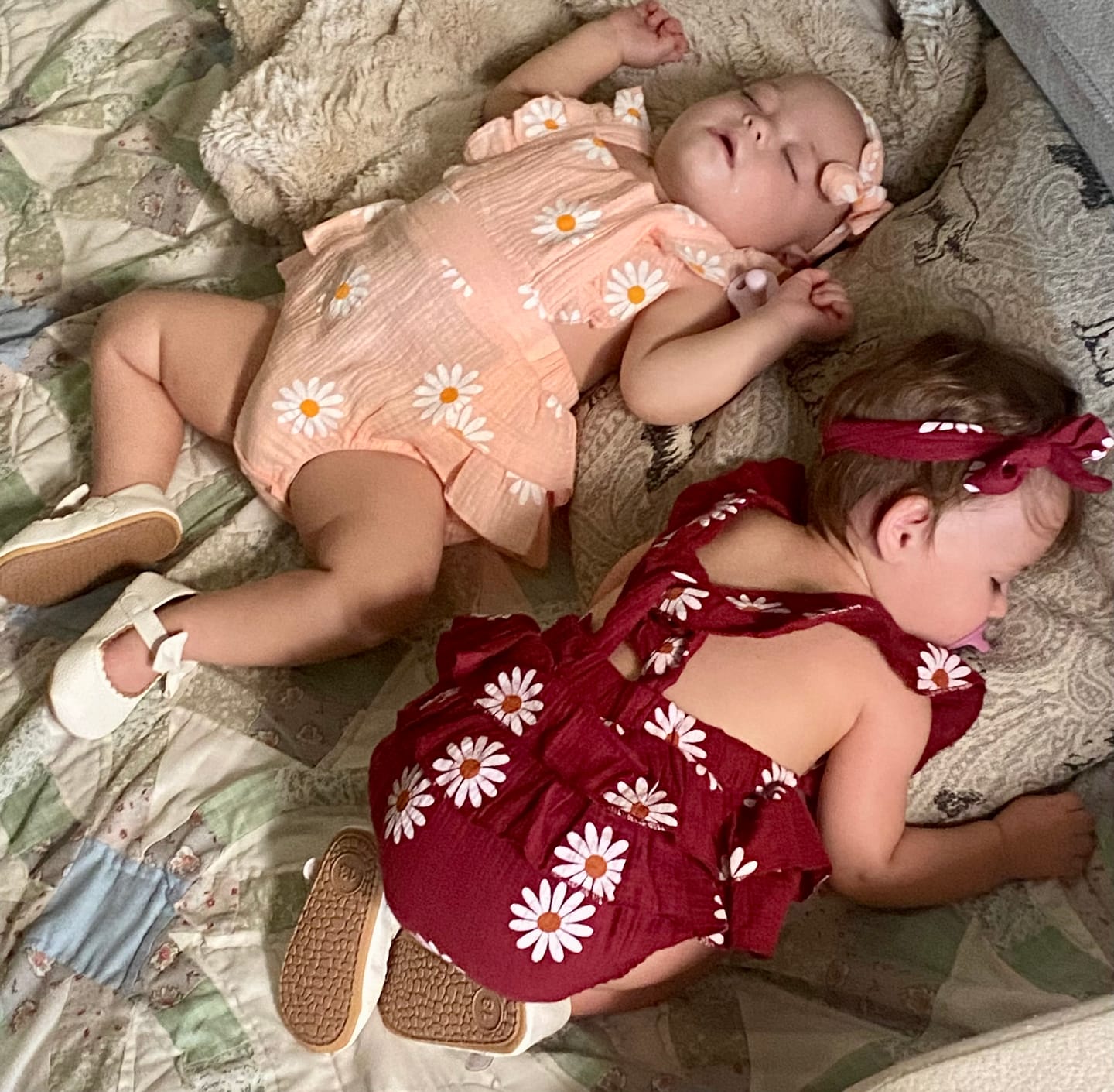 Customer photo review of Daisy Printed Romper Set