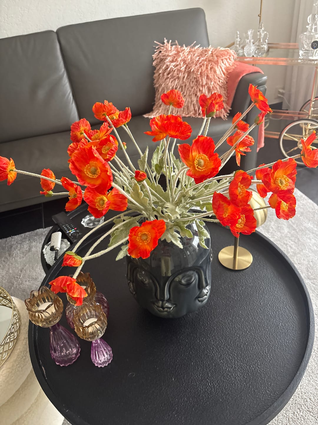Customer photo review of Zijden Klaprozen - Oranje
