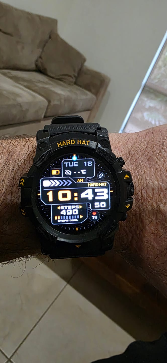 Customer photo review of Hard Hat Smartwatch (BOGOF)