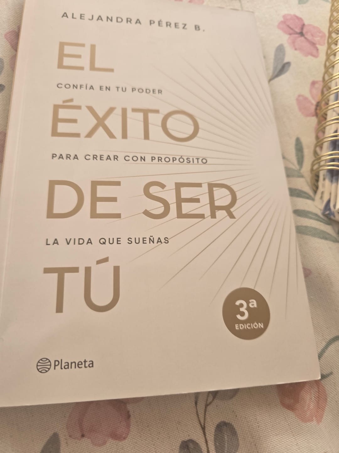 Customer photo review of El éxito de ser tú – Libro firmado