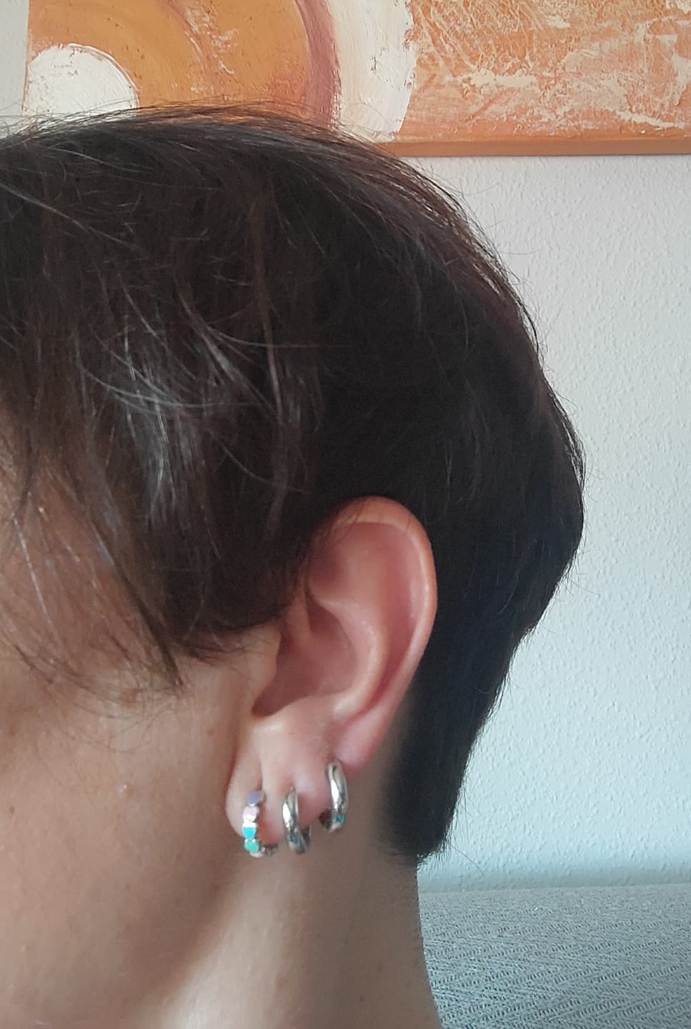 Customer photo review of Pendientes Colorful Love