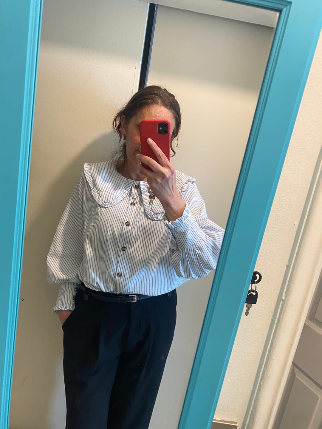 Customer photo review of Blusa Cosmopolita Milagros