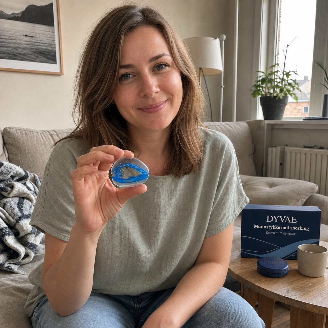 Customer photo review of Anti-Snoring Mouthpiece 2-Size Starter Pack
