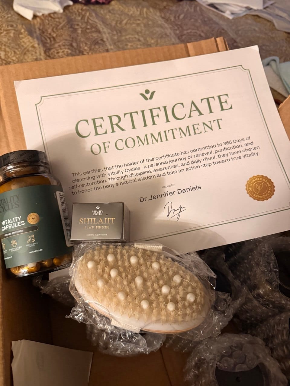 Customer photo review of The Only 'Dr Daniels Approved' Shilajit