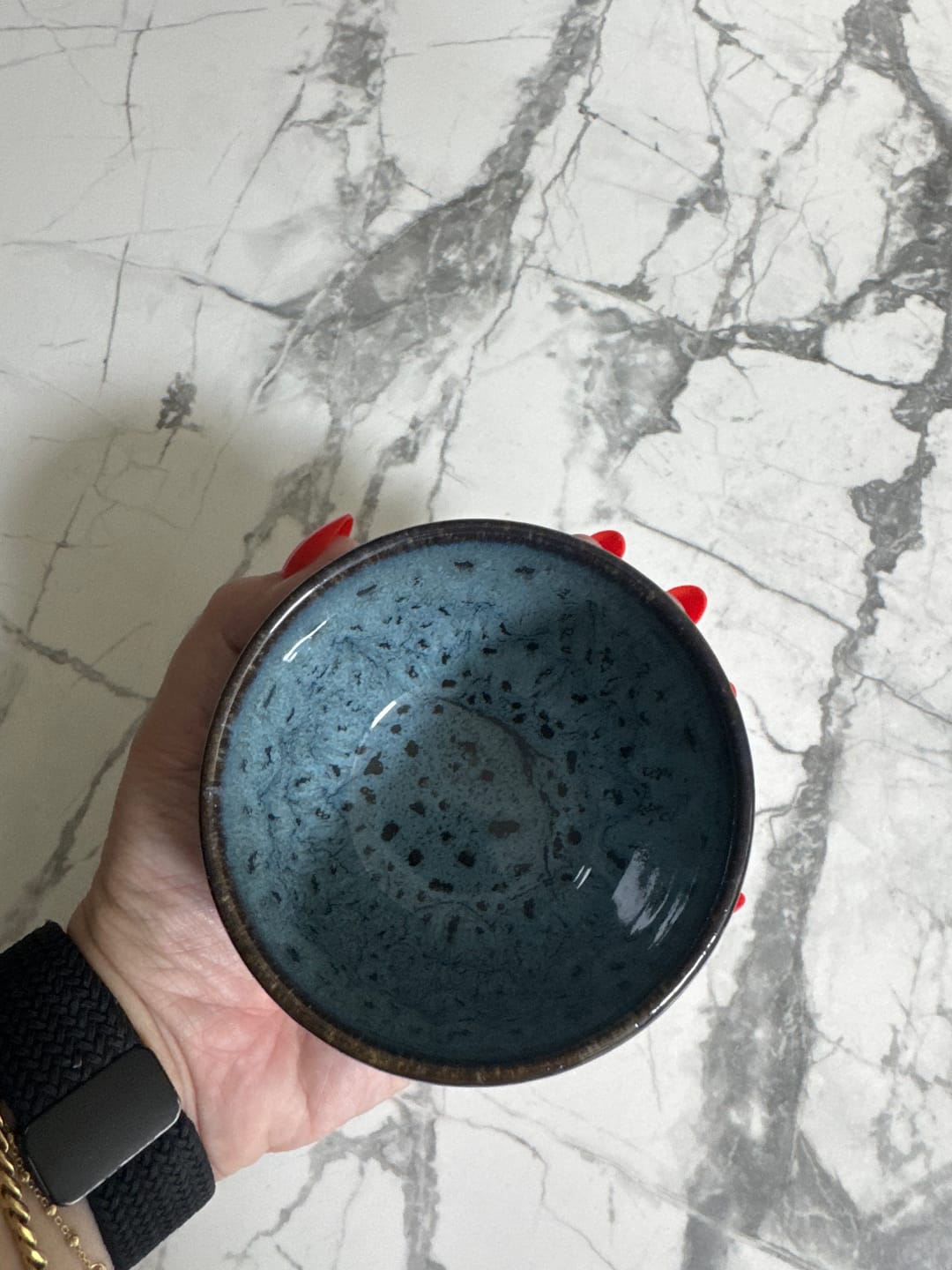 Customer photo review of ספל קפוצינו בצבעי נגה – 265 מ"ל