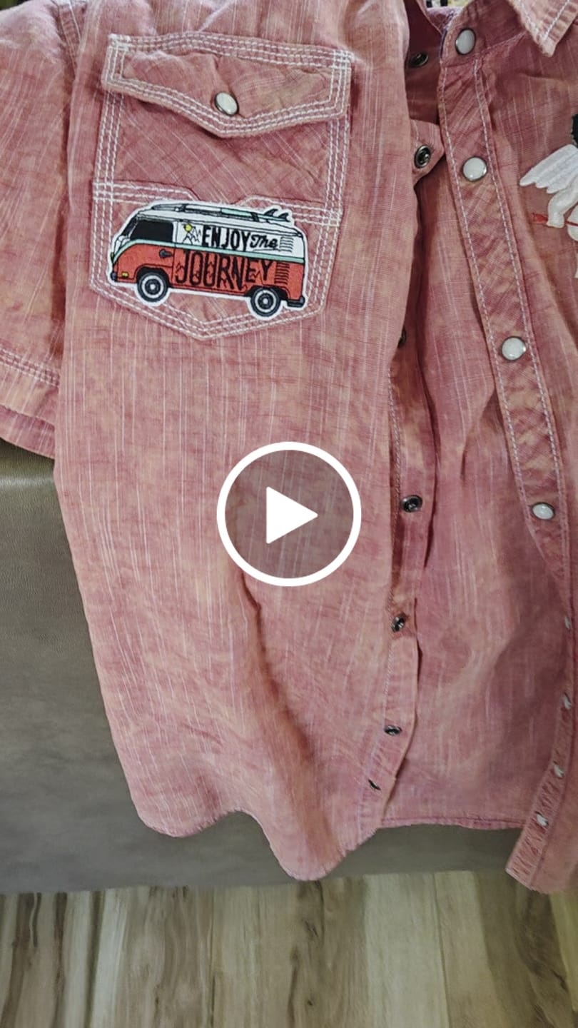 Customer video review of Enjoy The Journey Love Bus Patch