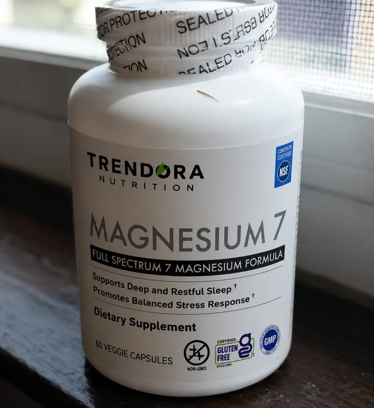 Customer photo review of Trendora Nutrition Magnesium 7 Daily Natural Magnesium & Sleep Supplement