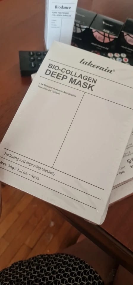 Customer photo review of Bio-Collagen Deep Face Mask