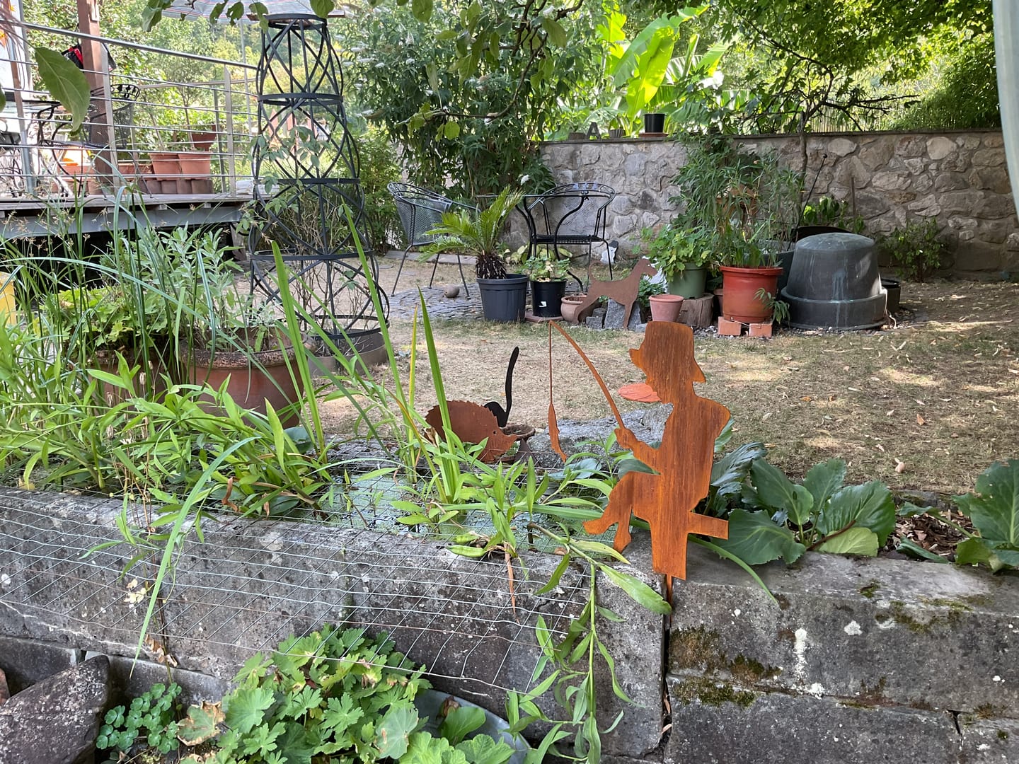 Customer photo review of Gartenstecker Angelndes Kind