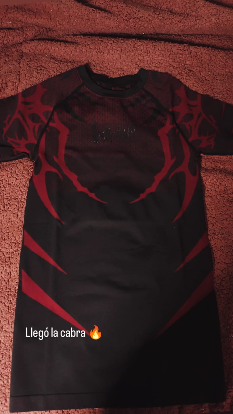 Customer photo review of Doom Tech™ Armored shortsleeve Compression [NIGHTMARE]