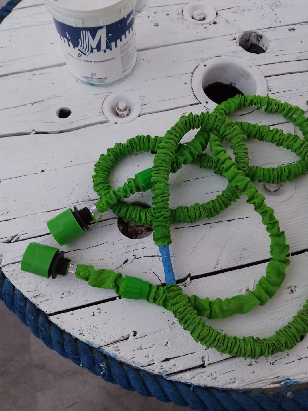 Customer photo review of Tubo magico elasticizzato per giardino