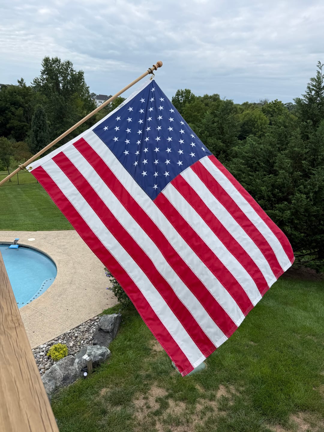 Customer photo review of 6' Flagpole