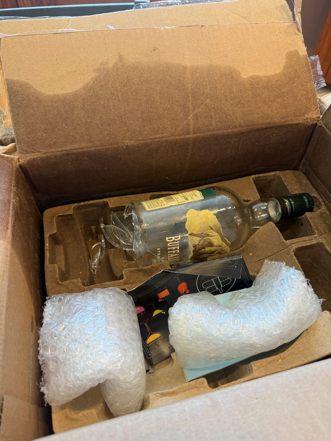 Customer photo review of Buffalo Trace Bourbon Whiskey
