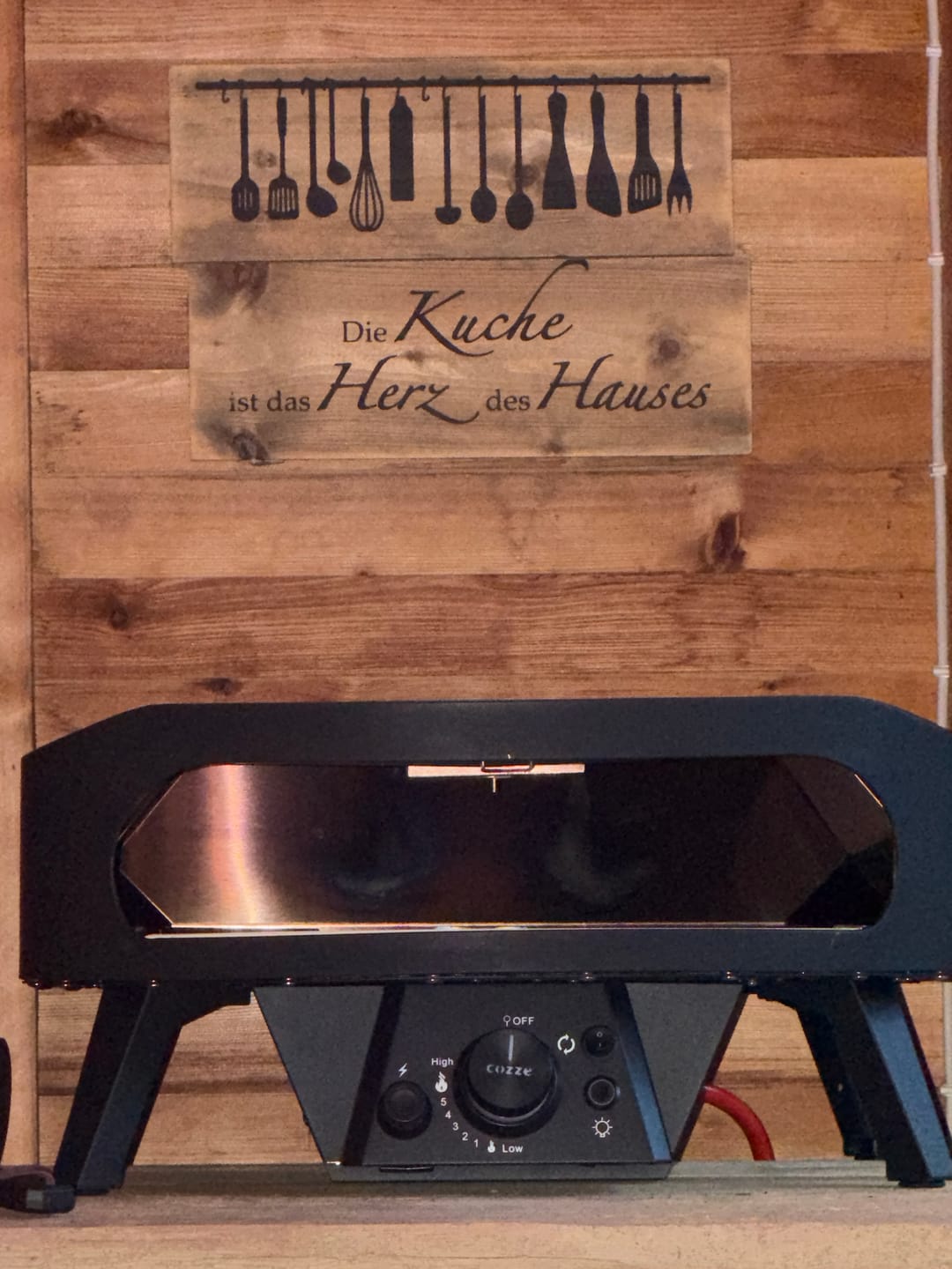 Customer photo review of Cozze Pizzaofen Rotate - Black Edition [17 Zoll], Gas, 50mbar - CH-Regler