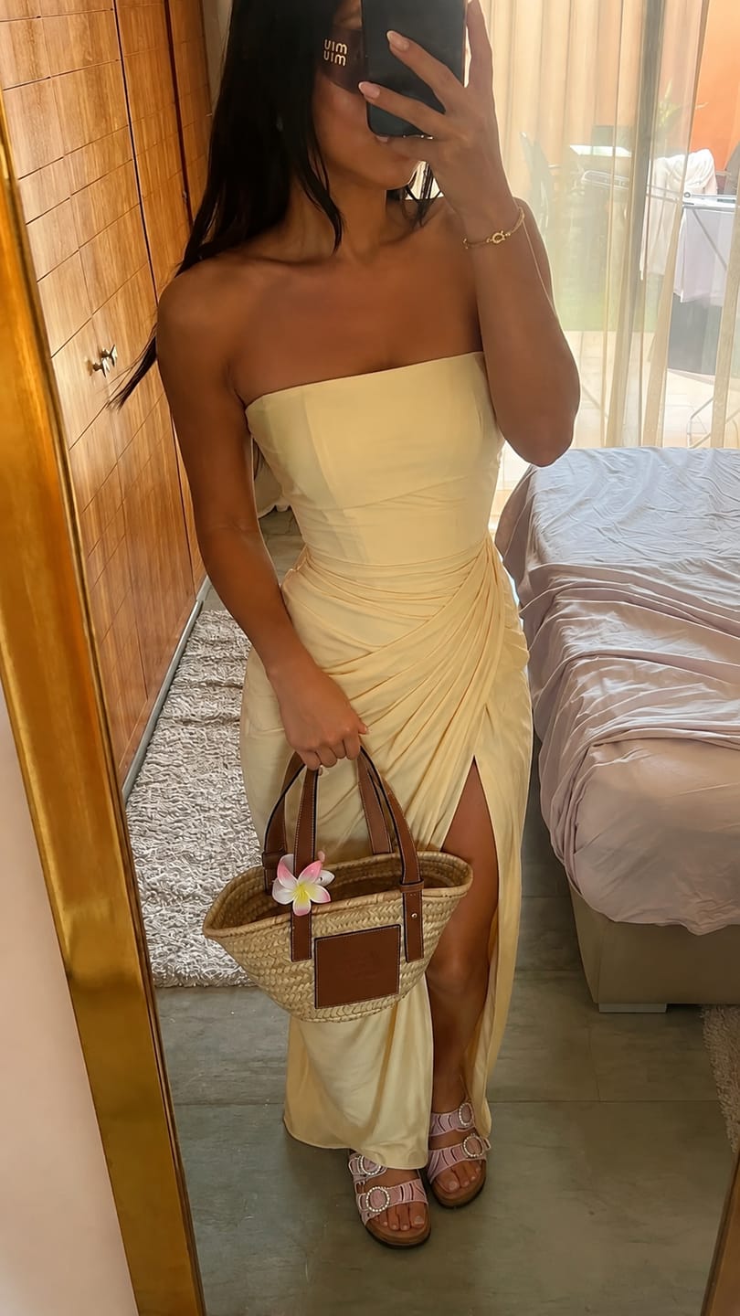 Customer photo review of VESTIDO MAXI LEONORA