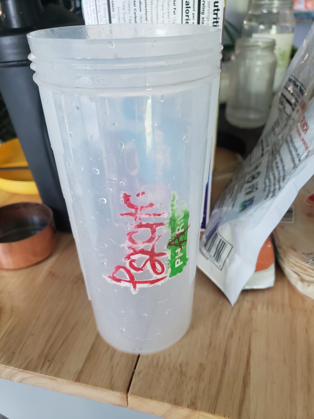 Customer photo review of Psycho Pharma Shaker Cup (Bonus)