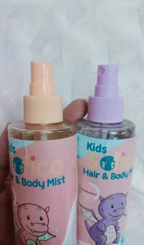 Customer photo review of Sofico Kids Hair & Body Mist Peekaboo 200 ml
