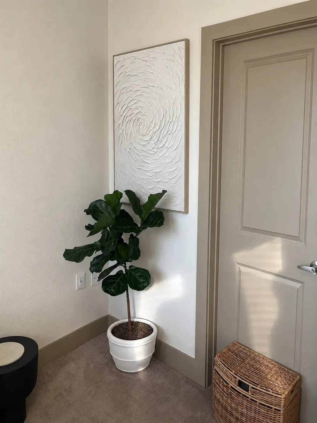 Customer photo review of White Gyre Wabi Sabi Painting