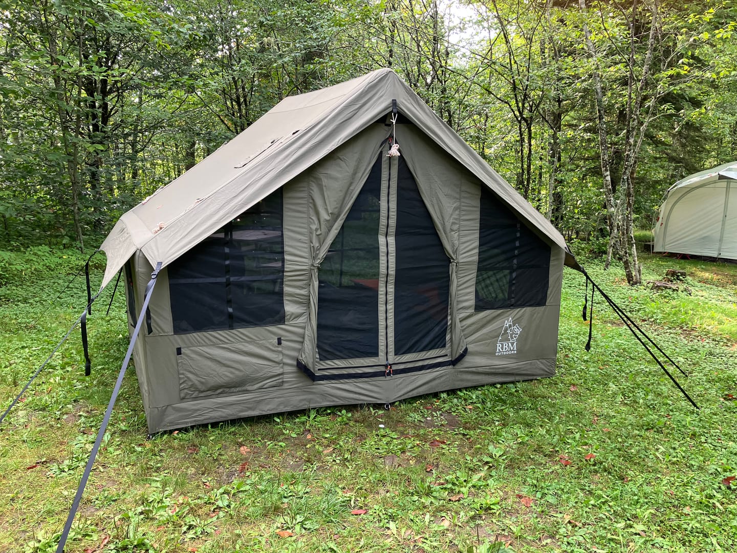 Customer photo review of RBM Outdoors Panda Medium Forest Green Inflatable Tent for Camping (1-4 person)