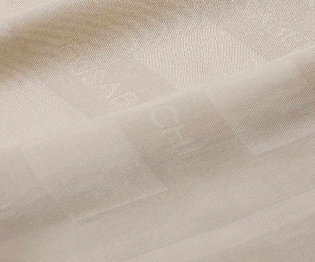 Customer photo review of Foulard in viscosa e modal con righe jacquard Burro