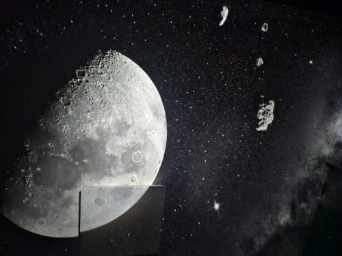 Customer photo review of Starry Sky Galaxy Projector
