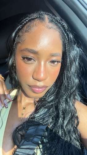 Customer photo review of Eyemoody Misty Brown | 6 Months, 2 pcs