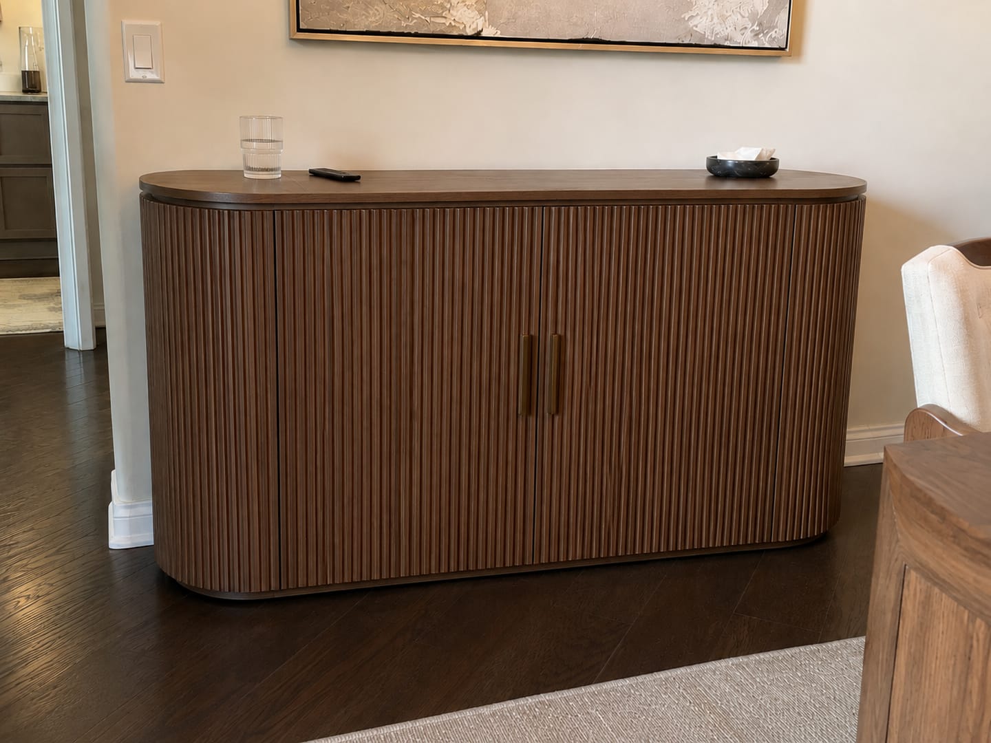 Customer photo review of Bylen Wood Sideboard