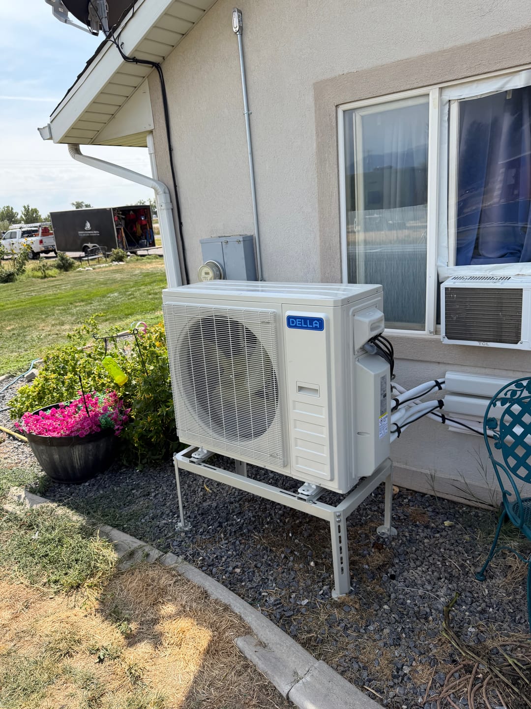 Customer photo review of DELLA Vario Series 35000 BTU Quad Zone Mini Split AC (9K+9K+9K+12K) - Up to 1750 Sq.Ft.