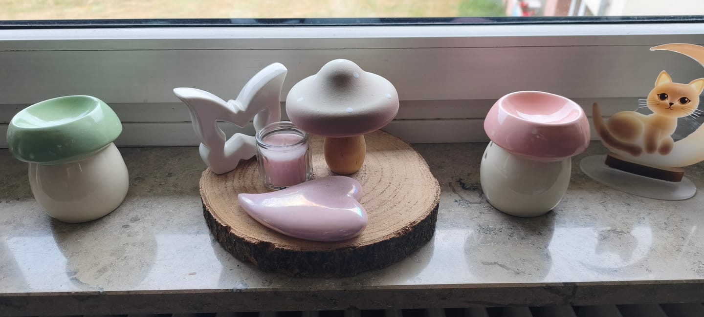 Customer photo review of Pastellpilz Wachsbrenner – Sommerliches Duftset mit Wax Melts